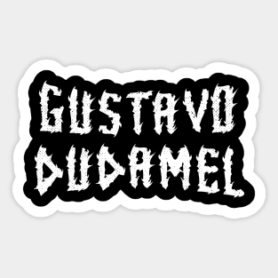 Gustavo DudamelTextDesign 19 Sticker